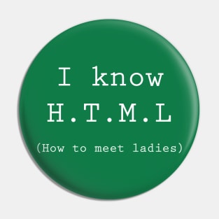 I know HTML ;) Pin