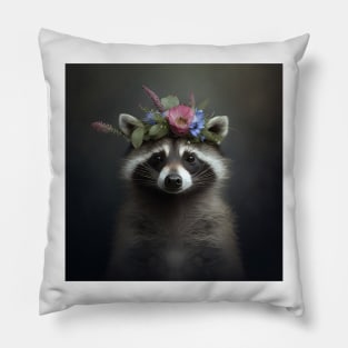 Funny raccoon Pillow