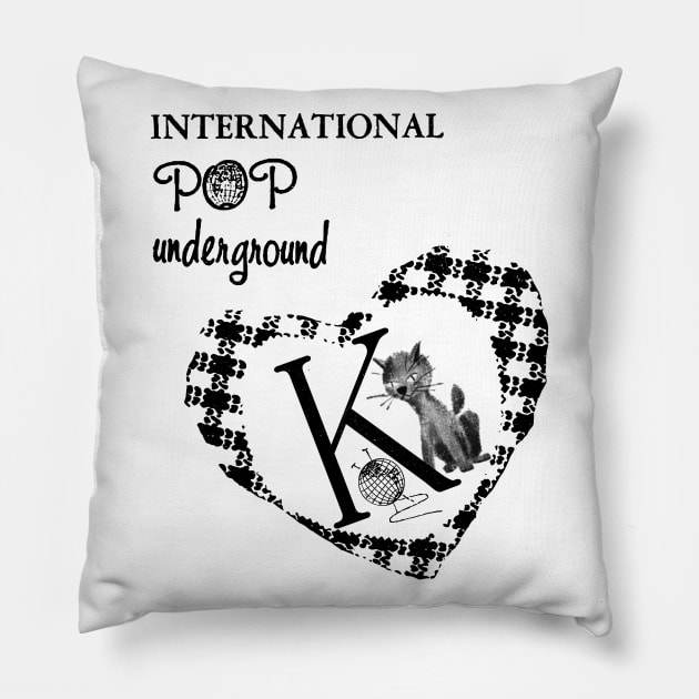 International Pop underground as worn by kurt cobain Pillow by VizRad