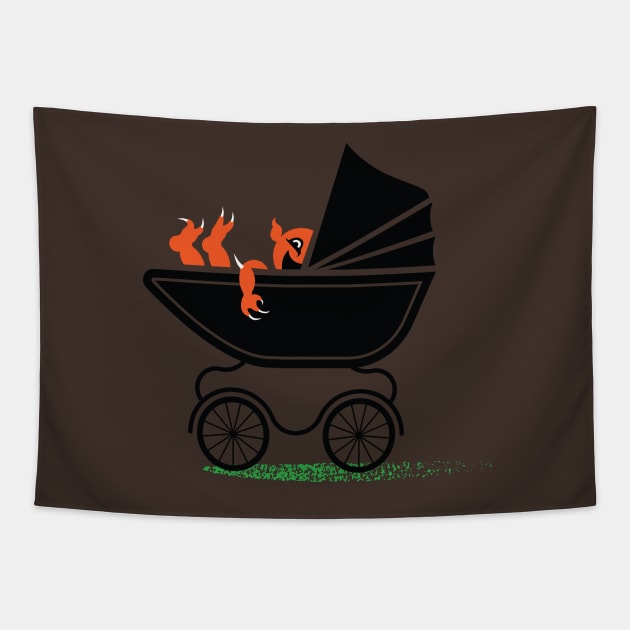 Rosemary's Baby Tapestry by evilgoods