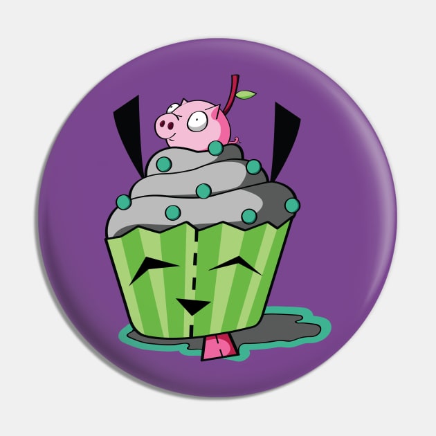 Piggy GIR Pin by KitsuneIllustrations