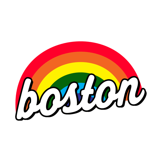 Boston Gay Pride Rainbow by McNutt