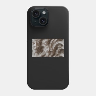 Seamless Leaf Relief Carving IV Phone Case