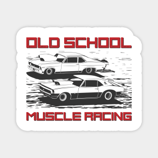 Oldschool racing Magnet