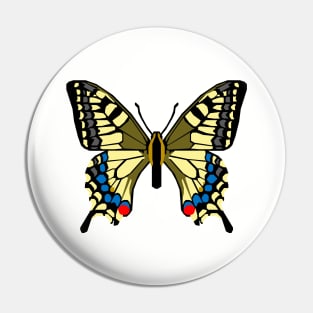 Old World Swallowtail Butterfly Pin