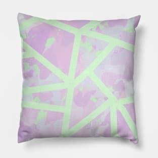 Pastels purple and green - Pattern collection Pillow