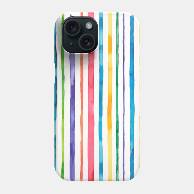 Marine Colorful Stripes Multi Phone Case by ninoladesign