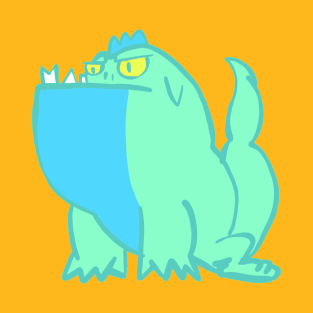 Blue and Turquoise Dinosaur T-Shirt