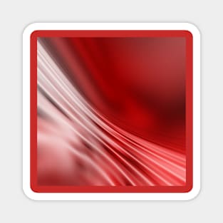 Red abstract pattern Magnet