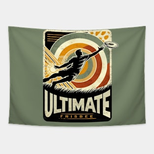 Retro Ultimate Frisbee Tapestry
