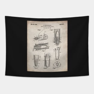 Whisky Pourer Patent - Whisky Art - Antique Tapestry