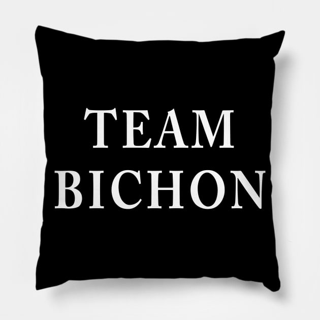 Team Bichon Pillow by sunima