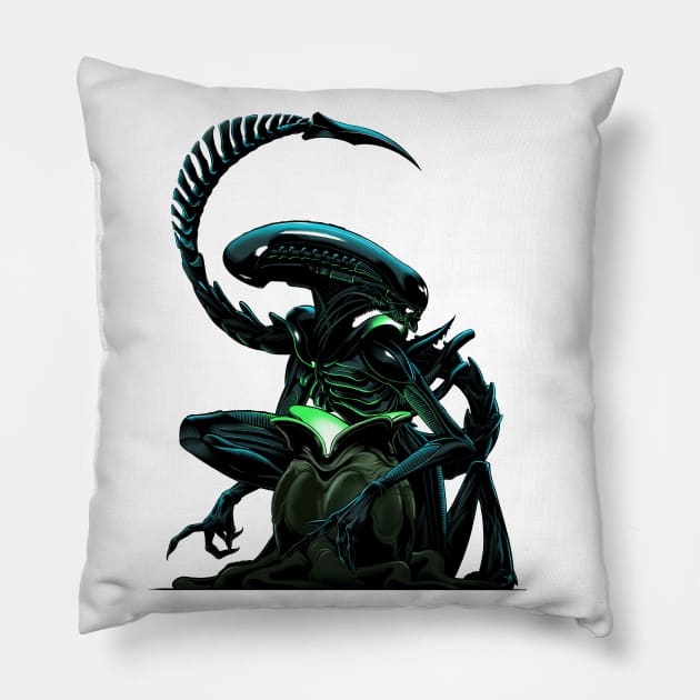 Alien Pillow by theninjabot