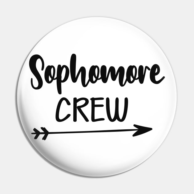 Sophomore Crew Pin by KC Happy Shop