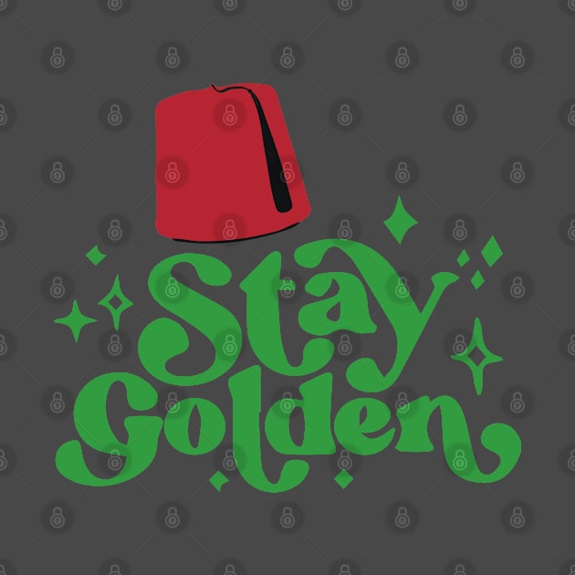 Stay golden stay moroccan by ARTWEARABLE.MA