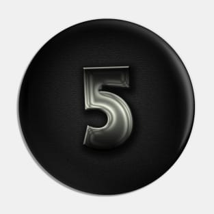 Number 5 Pin