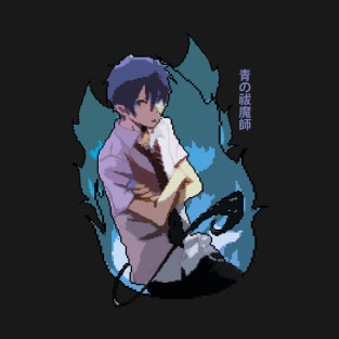 Blue Exorcist Rin Okumura PixelArt T-Shirt