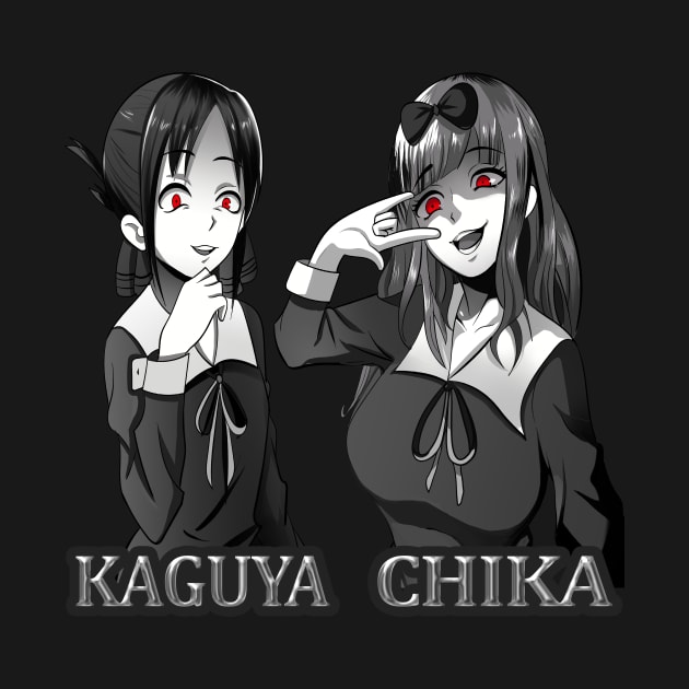 Kaguya-sama wa Kokurasetai - Kaguya & Chika Gesugao Style by Dokey4Artist