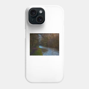 Canal under Cover in the winters sun Phone Case