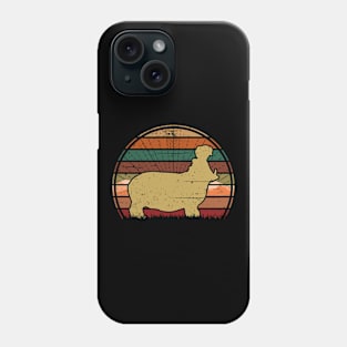 Hippo Sunset Phone Case