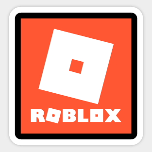 White Roblox Logo Sticker for Sale by NineSvn