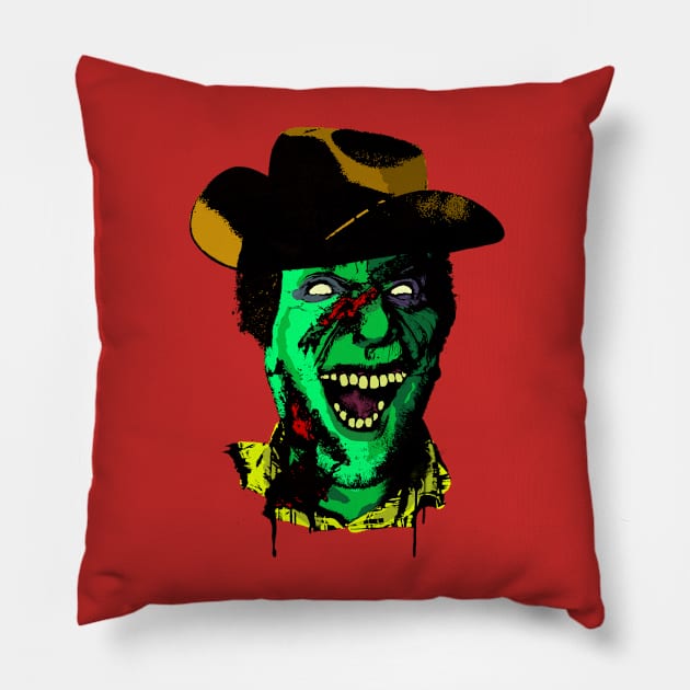 Cannibal 'Dead Dog' Kelly - Gunslinger from Hell Pillow by SimplyMrHill