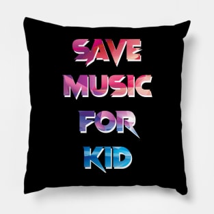 music for kids Pillow