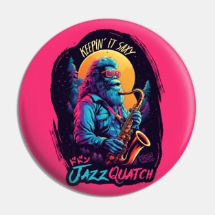 Jazzquatch (Back Design) Pin