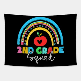 2Nd Grade Squad Back To School Rainbow Teachers Tapestry