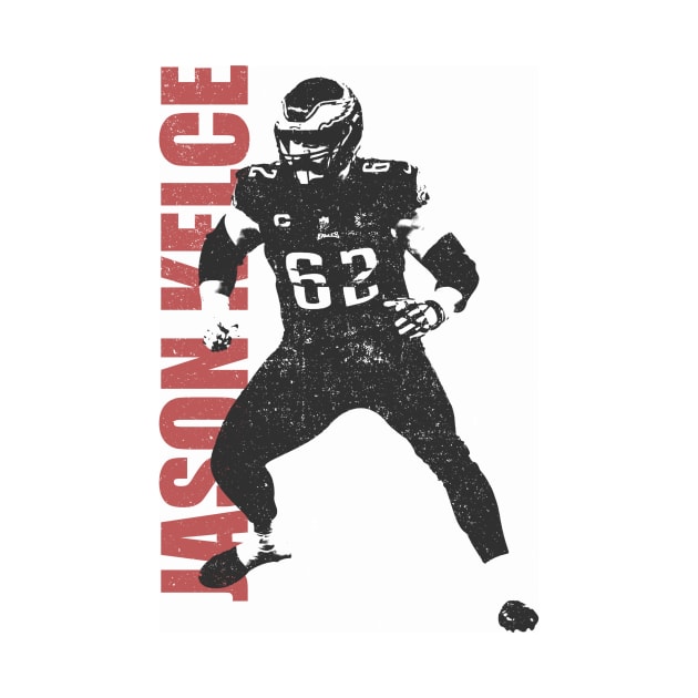 VINTAGE JASON KELCE STENCIL by HelloDisco