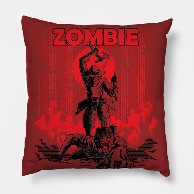 ZOMBIE KILLER AMISH EDITION Pillow by GOUP