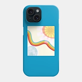 Sun Moon Rainbow by Blaze - 8 Years Old Phone Case