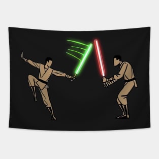 Light Fencing Tapestry