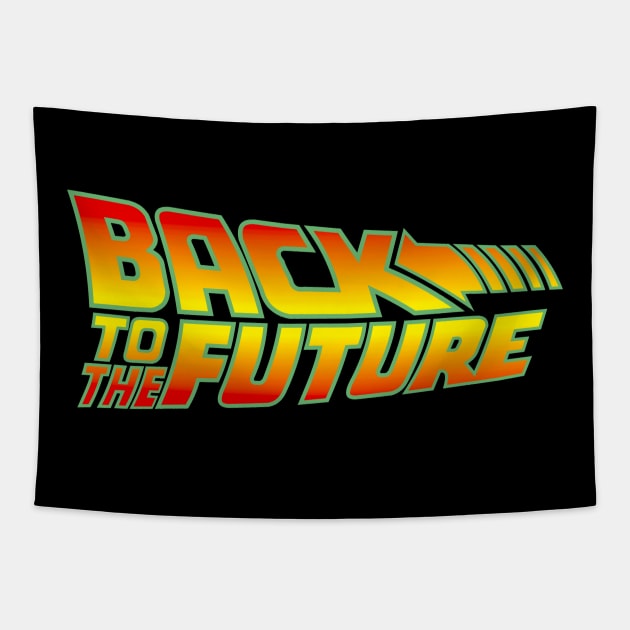 Back To The Future Tapestry by Buff Geeks Art