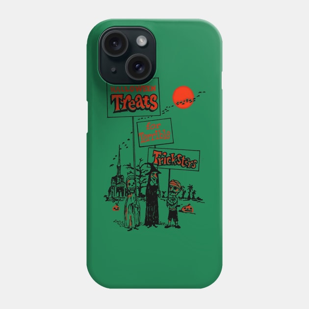 Halloween Treats for Terrible Tricksters Phone Case by UnlovelyFrankenstein