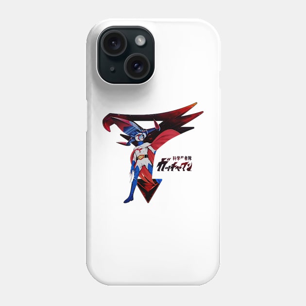 Gatchaman's iconic 3D space logo 1 version Phone Case by unknow user