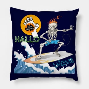 HALLOW - WAVE - Skeleton Pillow