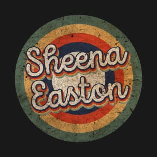 Sheena Name Personalized Easton Vintage Retro 60s 70s Birthday Gift T-Shirt