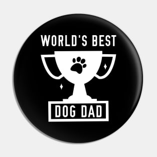 World's Best Dog Dad Pin