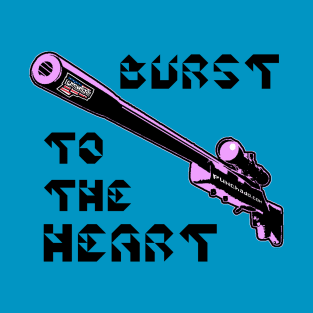 Burst To The Heart, v. Code Pink T-Shirt Blk Text T-Shirt