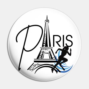 Paris summer games running Pin
