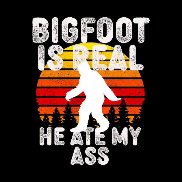 Bigfoot Is Real He Ate My Ass by narekmug