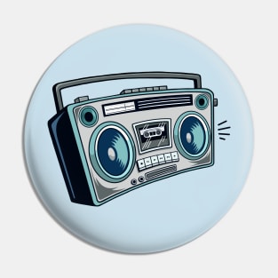 Boombox Pin