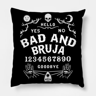 Bad and Bruja Ouija Board Pillow
