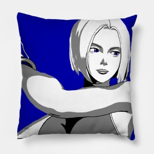 Blue Mary Pillow