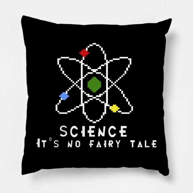 Science - No Fairy Tale Pillow by Pryma Design