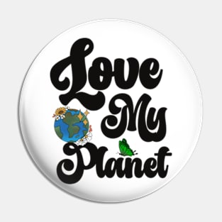 happy funny  earth day 2024 gift april 22 Cute Teacher  Lover Rainbow Pin