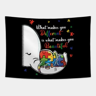 What Makes You Different autism awareness Tapestry