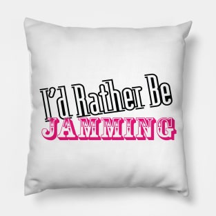 Roller Derby - I Rather Be Jamming Pillow