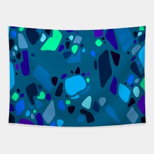 Deep Ocean Terrazo Tapestry